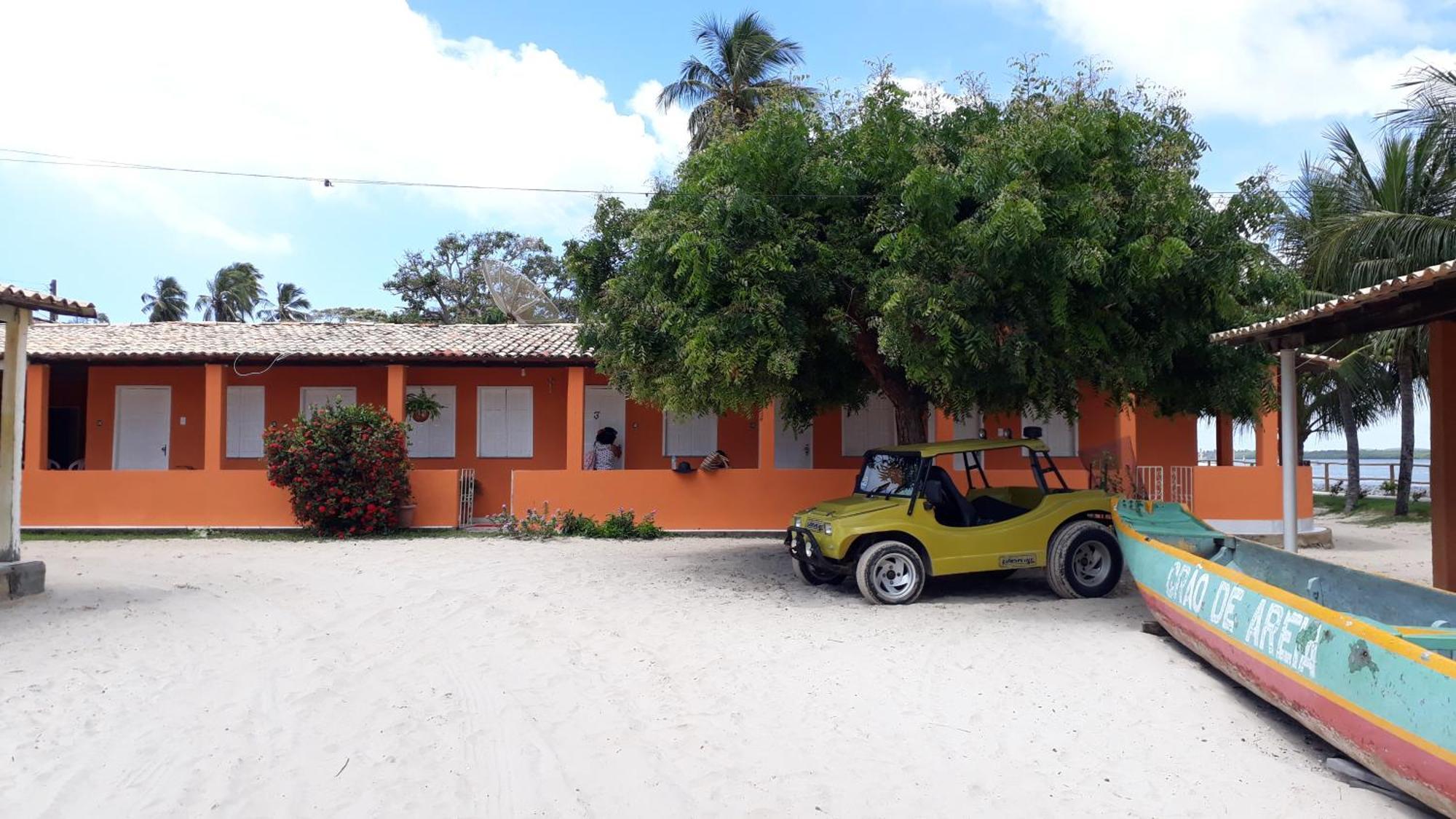 Pousada Grao De Areia Beira Mar Mangue Seco  Exterior photo